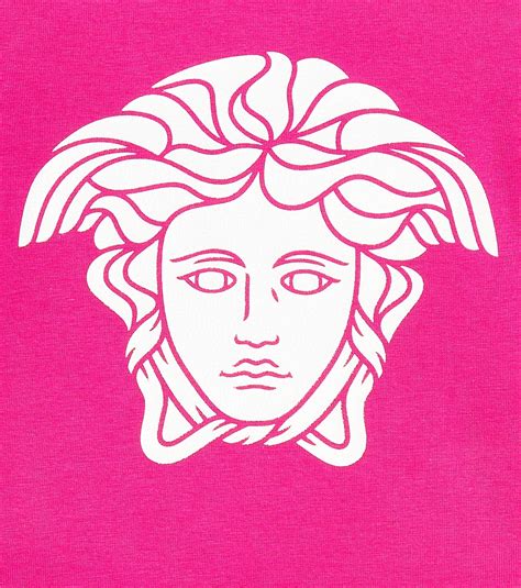 versace collection logo cotton jersey tee